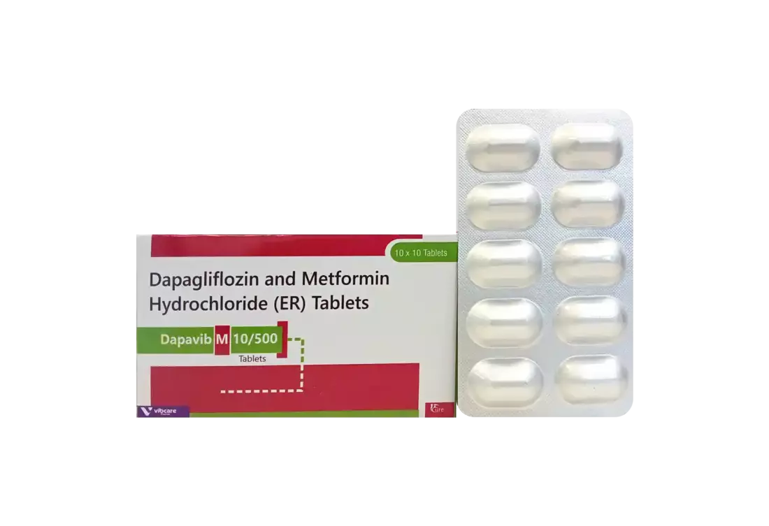 DAPAVIB M 10/500 - 10 Tabs
