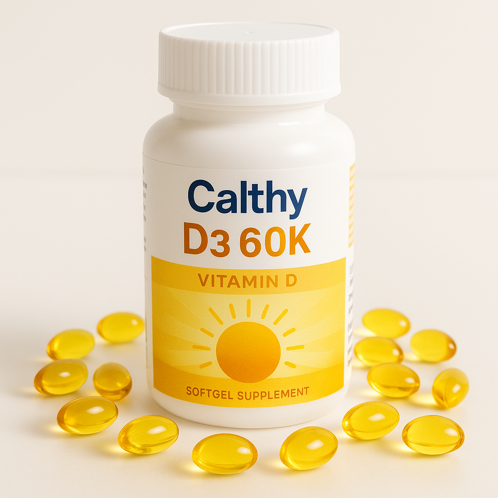 Calthy D3 60K Softgel – The Power of Vitamin D3 for Strong Bones & Immunity