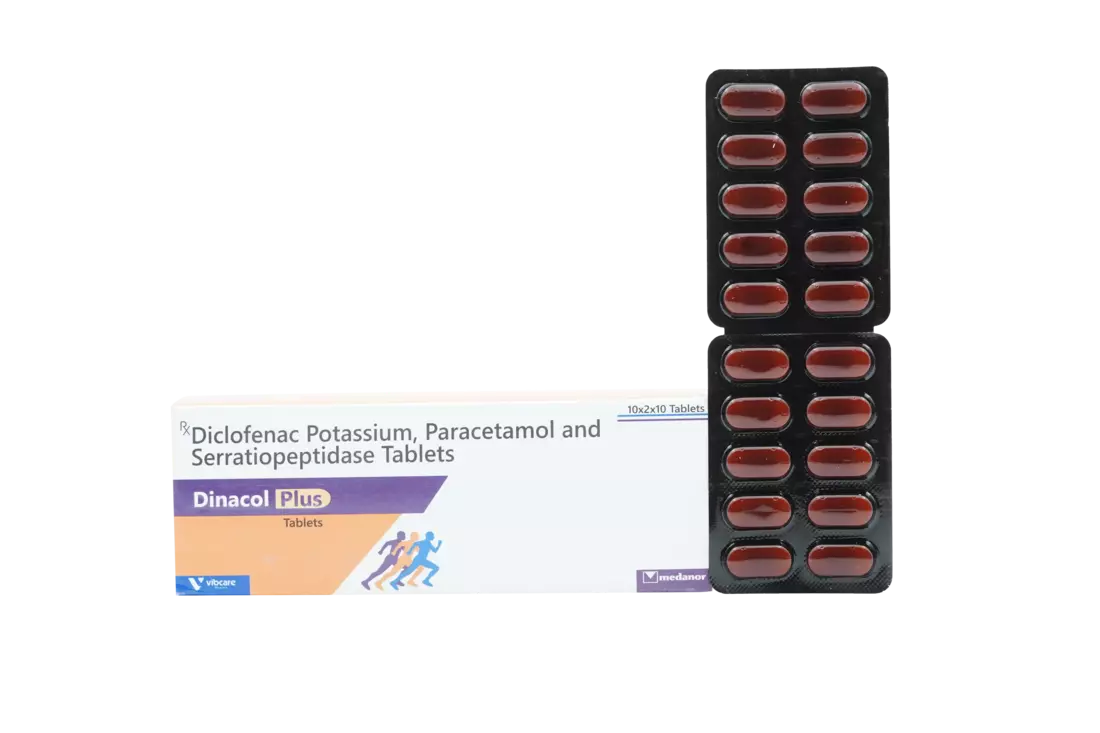 Dinacol Plus (strip of 10 tabs)